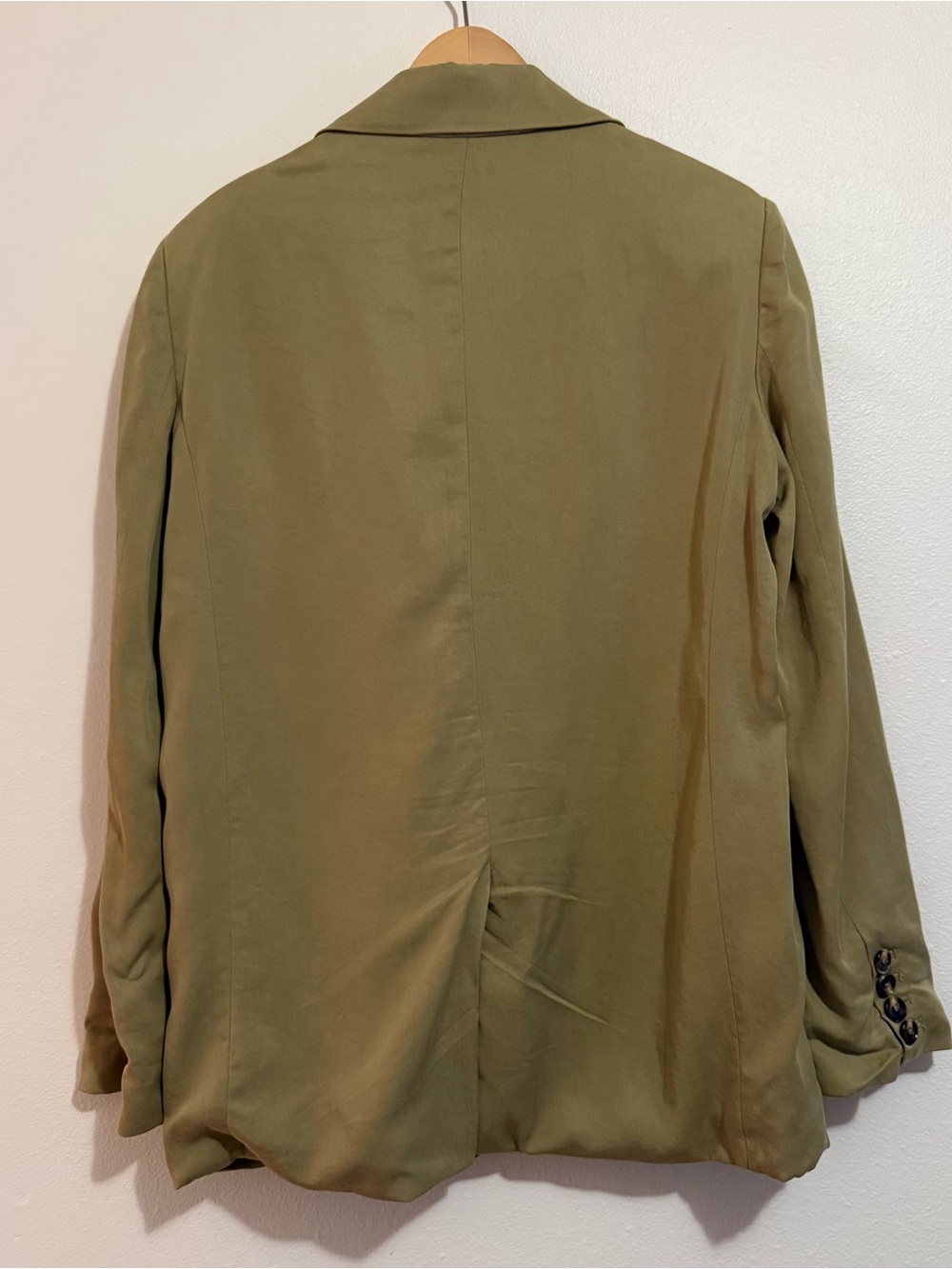 Reformation Classic Relaxed Blazer S Olive Oil - Picture 10 of 11
